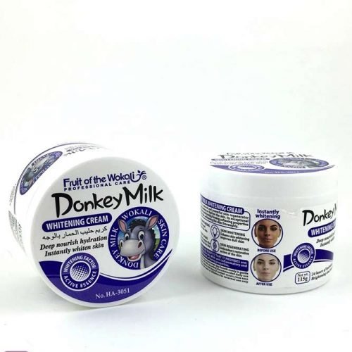 کرم روشن کننده و آبرسان شیر الاغ Donkey Milk