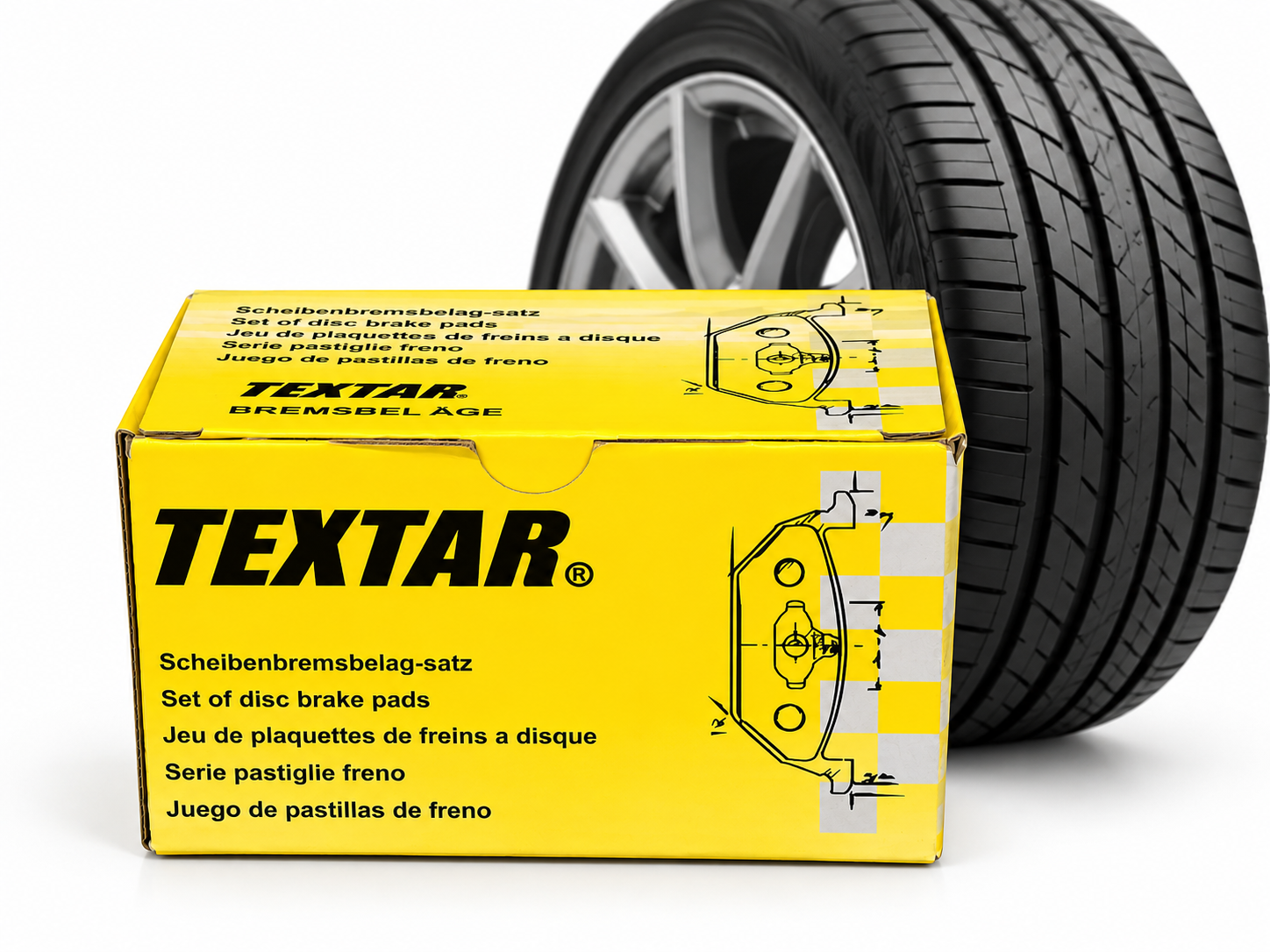 لنت ترمز جلو پراید تکستار textar